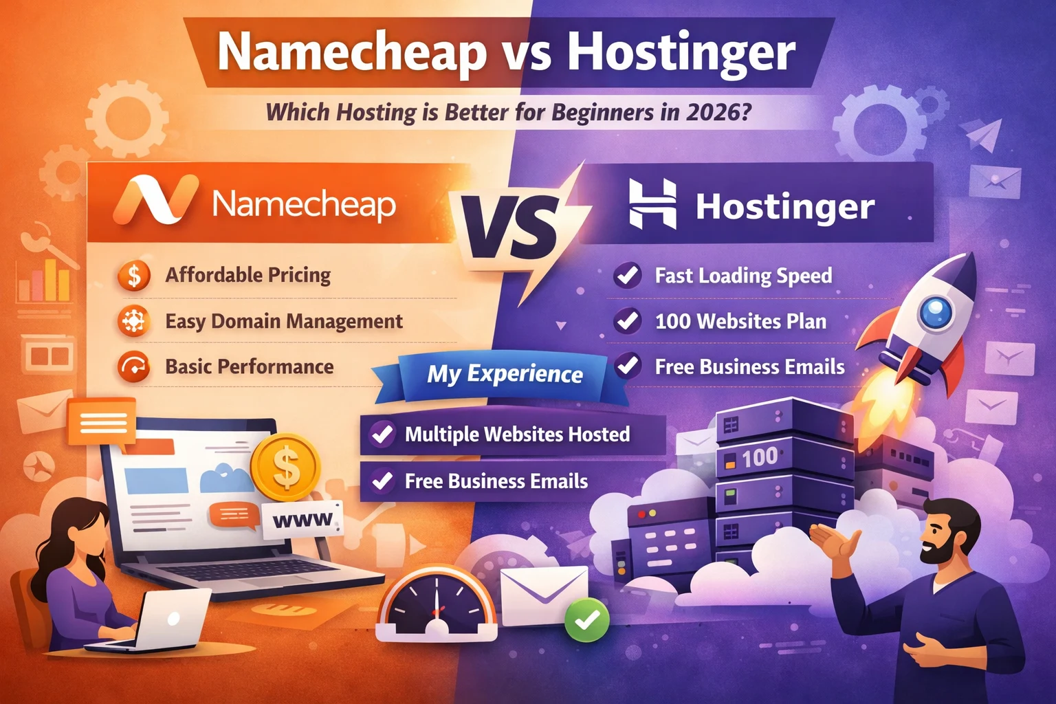 Namecheap vs Hostinger