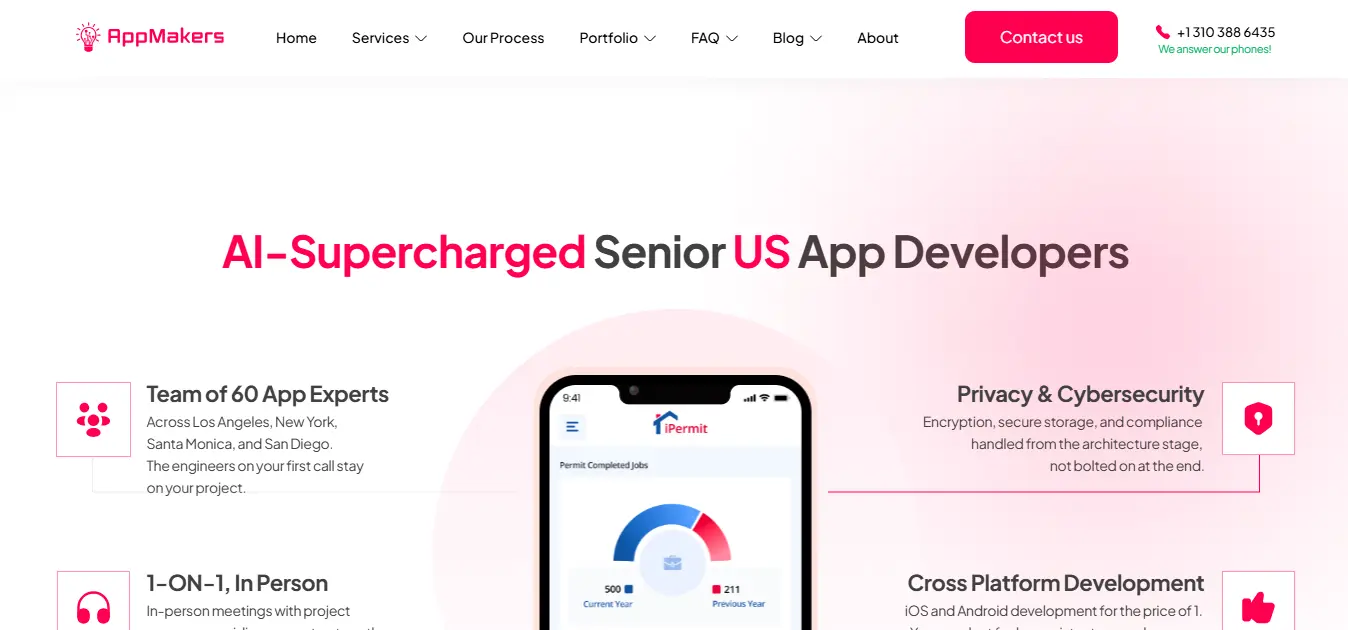 AppMakers USA Home Page Image
