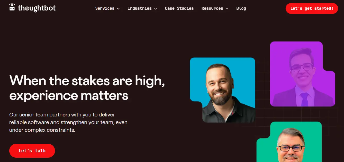Thoughtbot Website Home Page Image